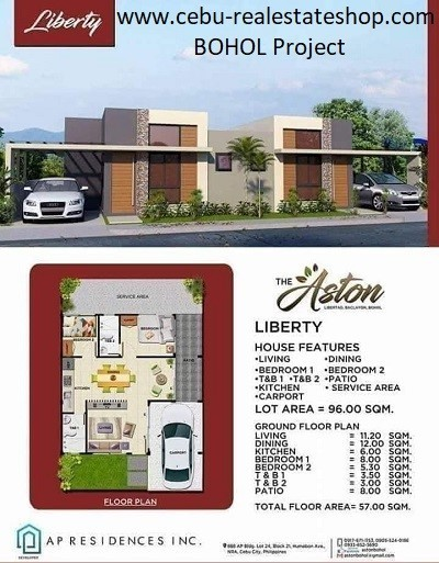 the-aston liberty house and lot for sale in baclayon bohol