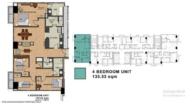 128 nivel hills floor plan 4 bedroom