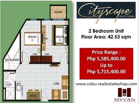 cityscape condo cebu 2 bedroom for sale