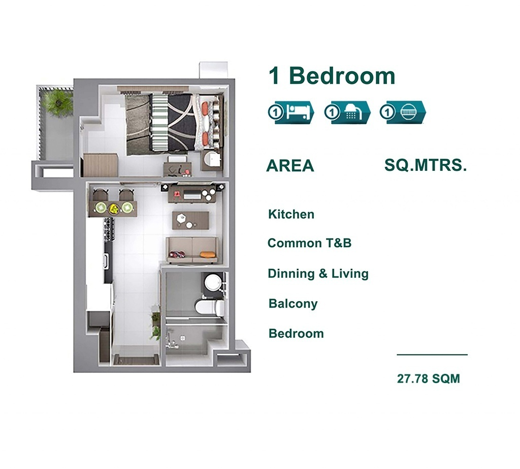 le menda 1 bedroom
