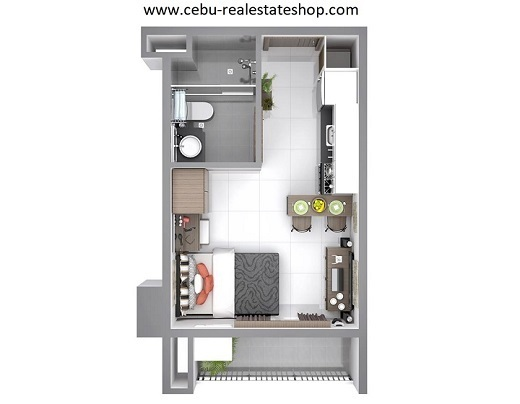 studio unit le menda condominium for sale cebu city