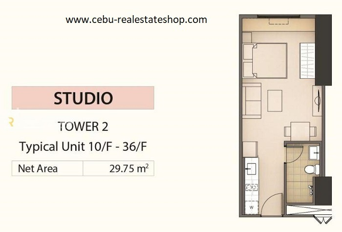 mandani bay cebu studio for sale