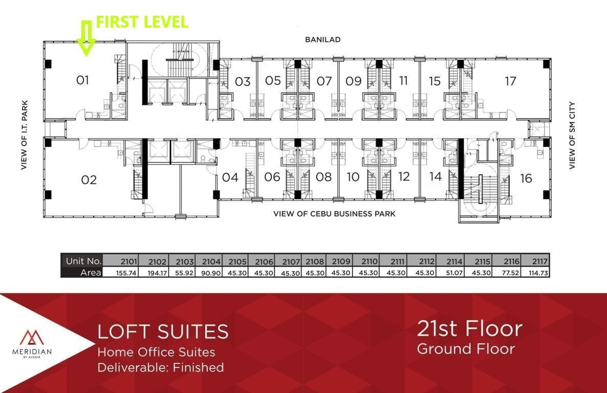 meridian by avenir loft suites for sale