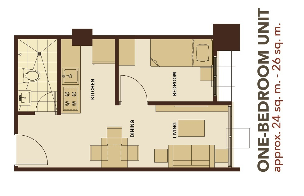 midpoint residences 1 bedroom for sale