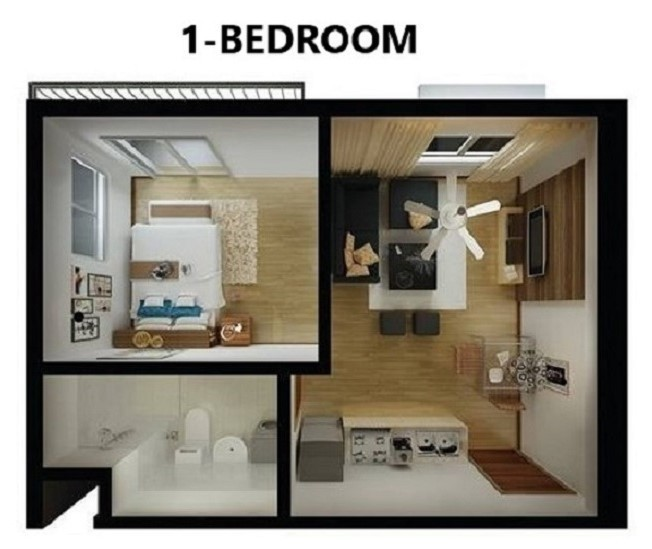 mivesa condo 1 bedroom for sale