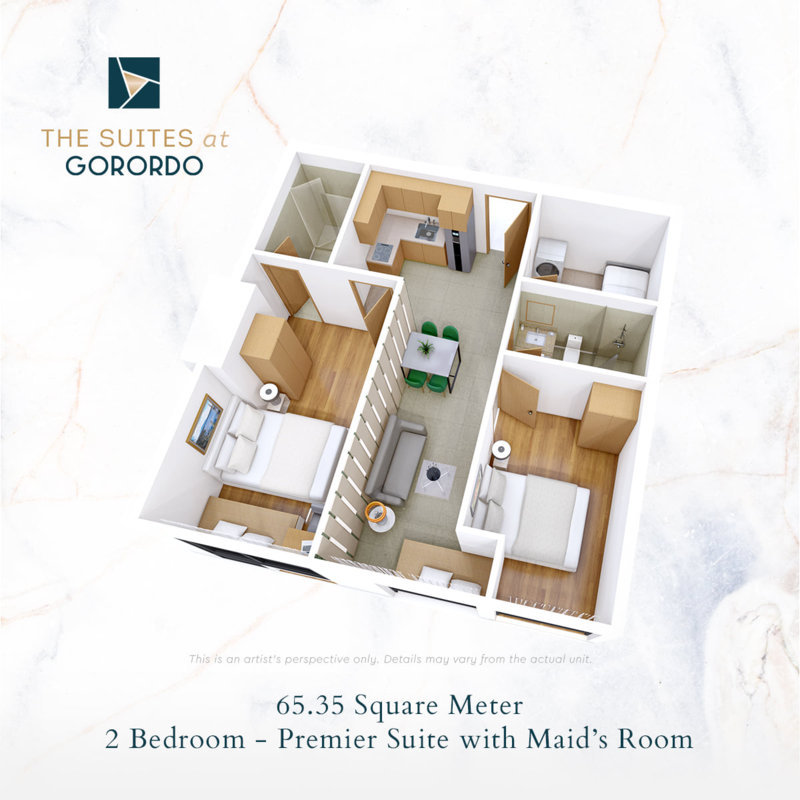 the suites at gorordo condo for sale floor plan premier