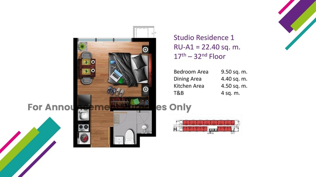 vertex central condo studio for sale