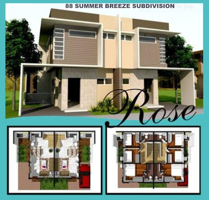 88 summer breeze floor plan rose model in cebu city