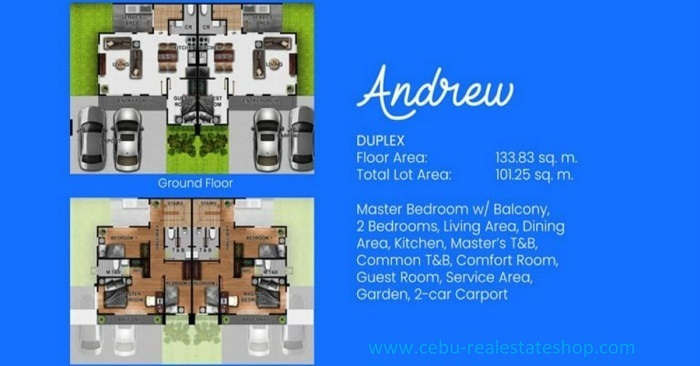 Duplex unit Breeza Scapes Subdivision house and lot for sale lapu-lapu city philippines