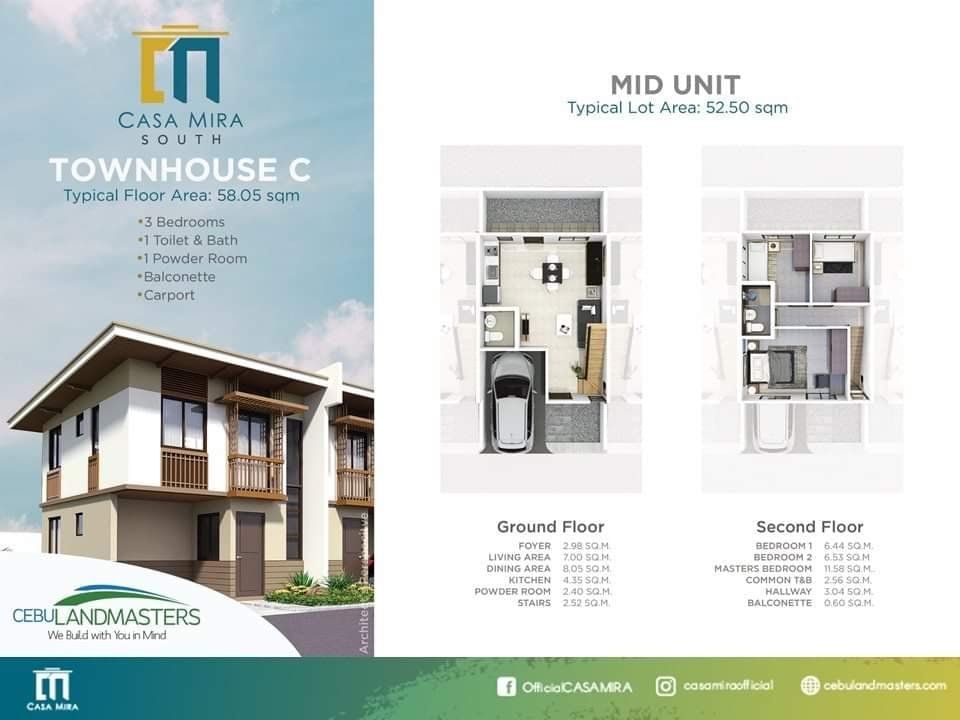 Casa Mira South House and Lot for Sale in Naga City Cebu