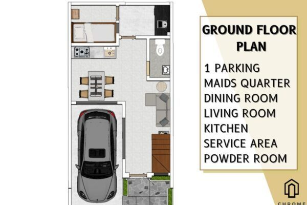 chrome residences floor plan ground