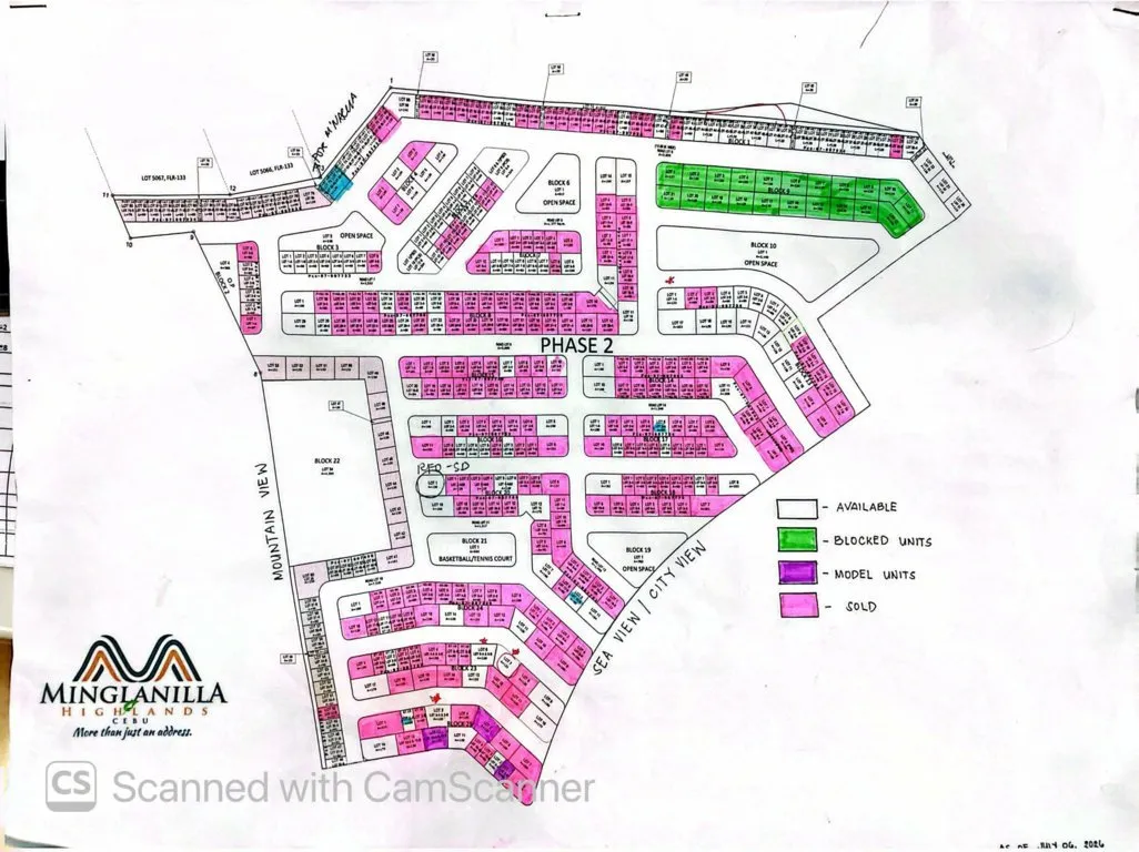 minglanilla highlands phase 2 subdivision plan