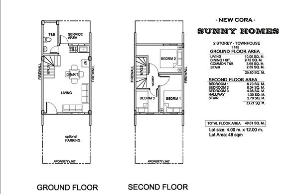 sunny homes floor layout