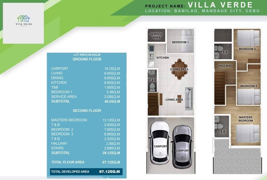 Villa Verde House and Lot for Sale Banilad Mandaue City